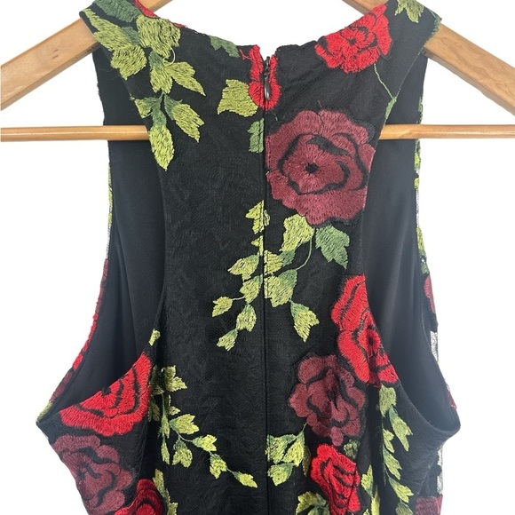 Betsey Johnson Black and Red Floral Dress - Picture 8 of 14